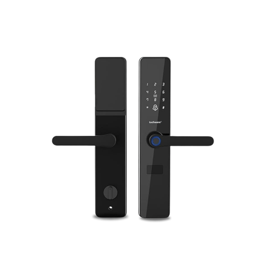 Tuchware XS3400WF Smart Door Handle Lock with WiFi, Fingerprint, RFID, Keypad, Mortise, and Cylinder - My Store