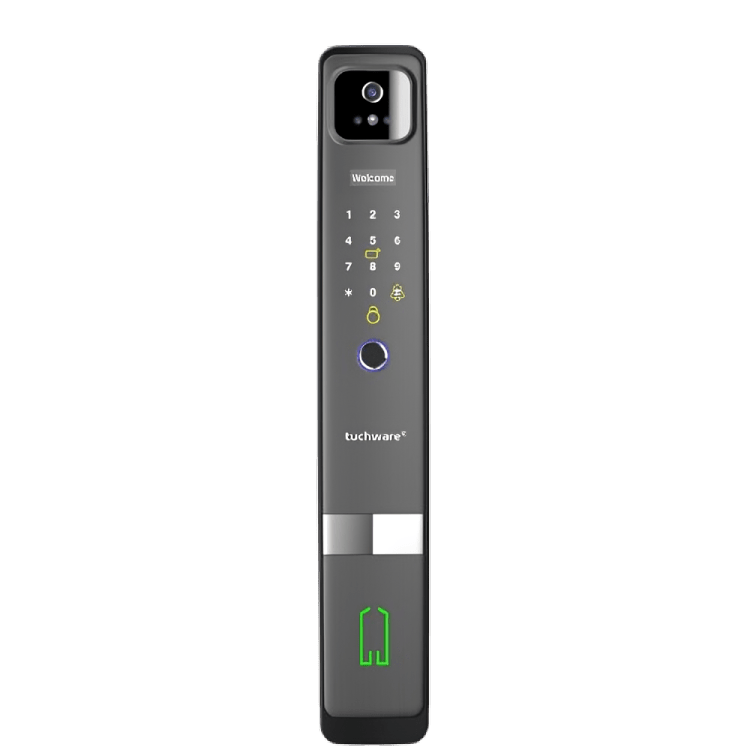 Tuchware XS3600 - FR Smart WIFI Door Lock | 3D Face Recognition & Cat’s Eye Camera for Advanced Security Access - Tuchware Store