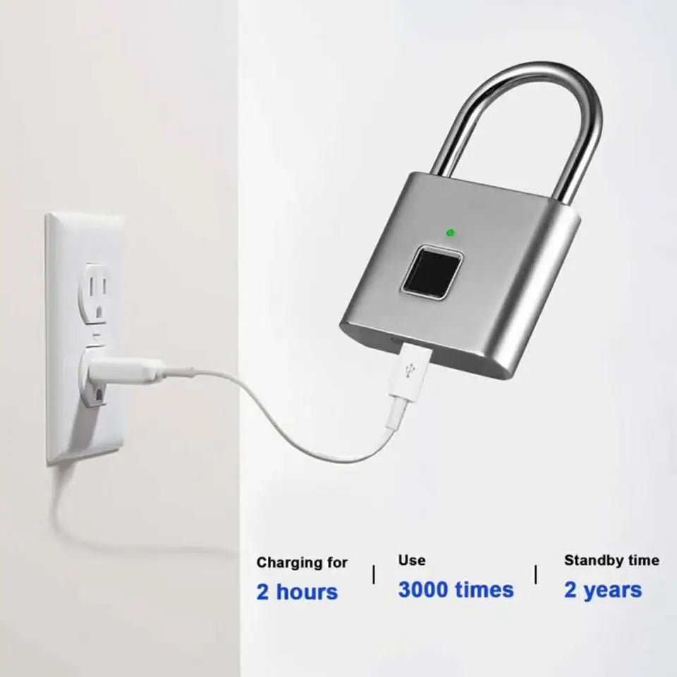 XS - 3600 - PD - Fingerprint Padlock | Secure Your World with Fingerprint Precision - Tuchware Store