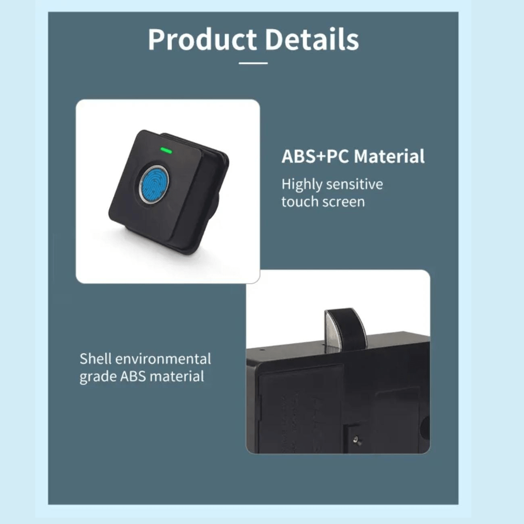XS - 3600 - WL - Fingerprint Wardrobe Lock | Safeguard Your Wardrobe with Fingerprint Precision - Tuchware Store