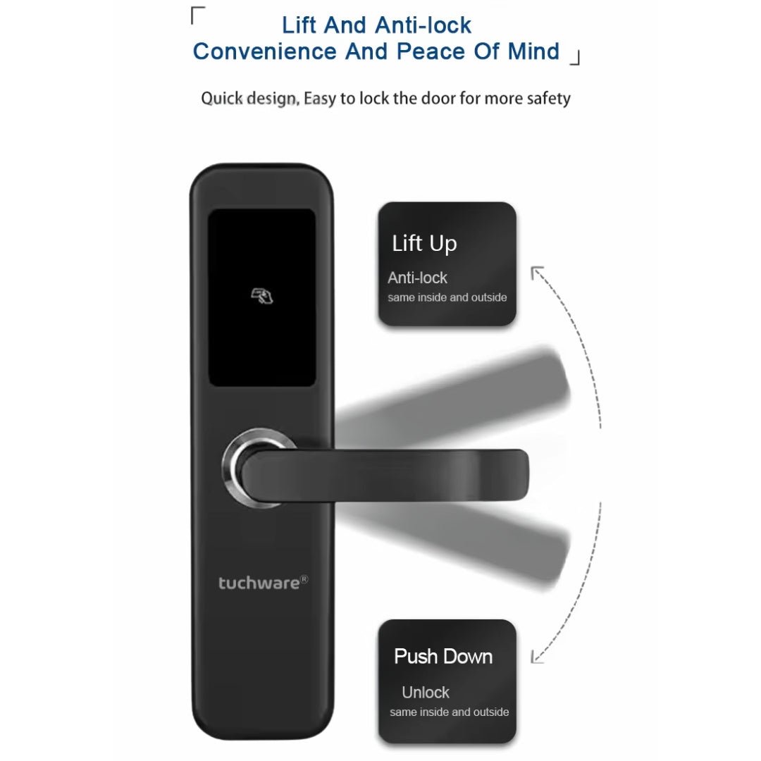XS1200 Smart RFID Door Lock – Keyless Entry for Homes, Apartments, Office, Hotels - Tuchware Store