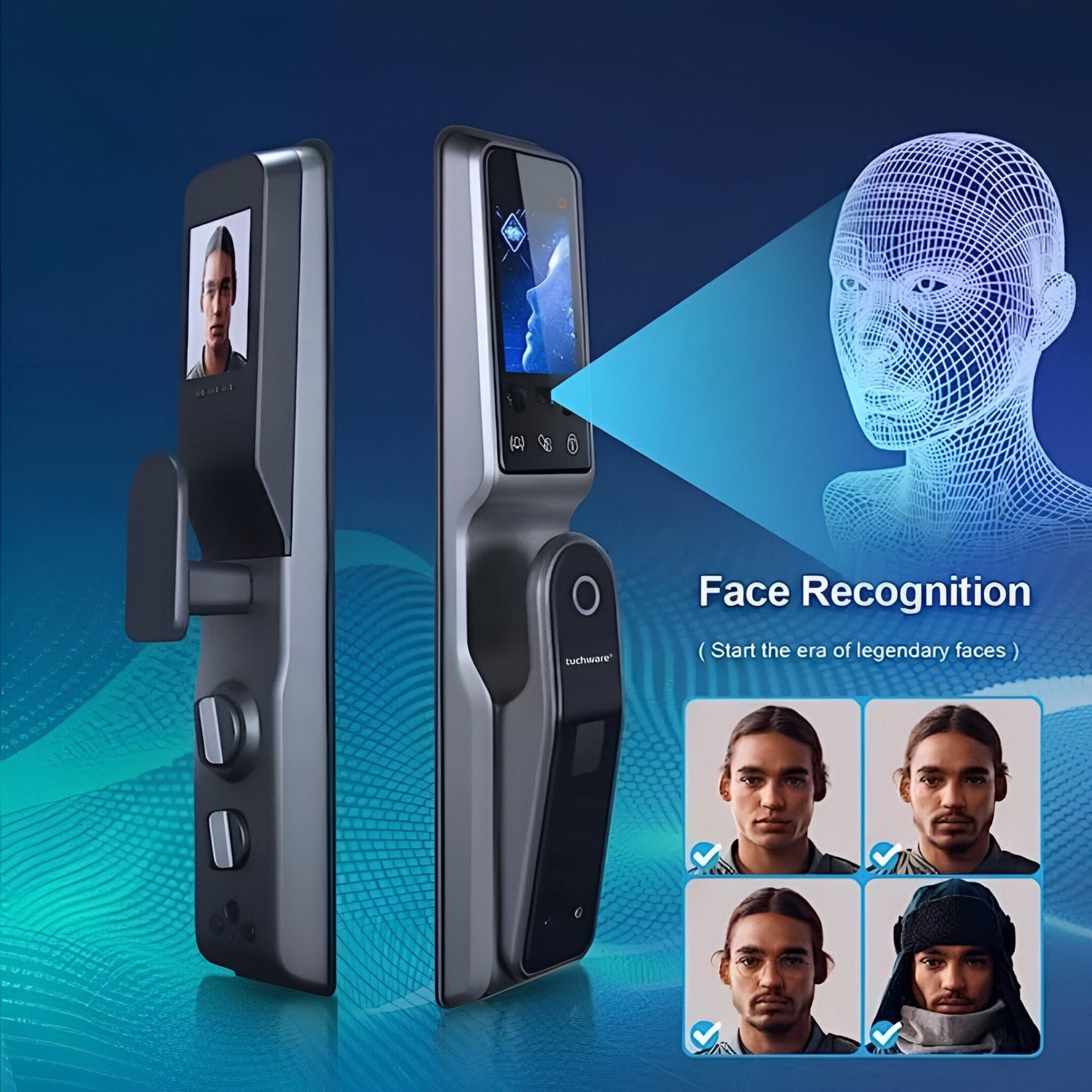 Advanced Security for Your Home | XS - 3500 | Face Recognition, Video Doorbell, WiFi - My Store