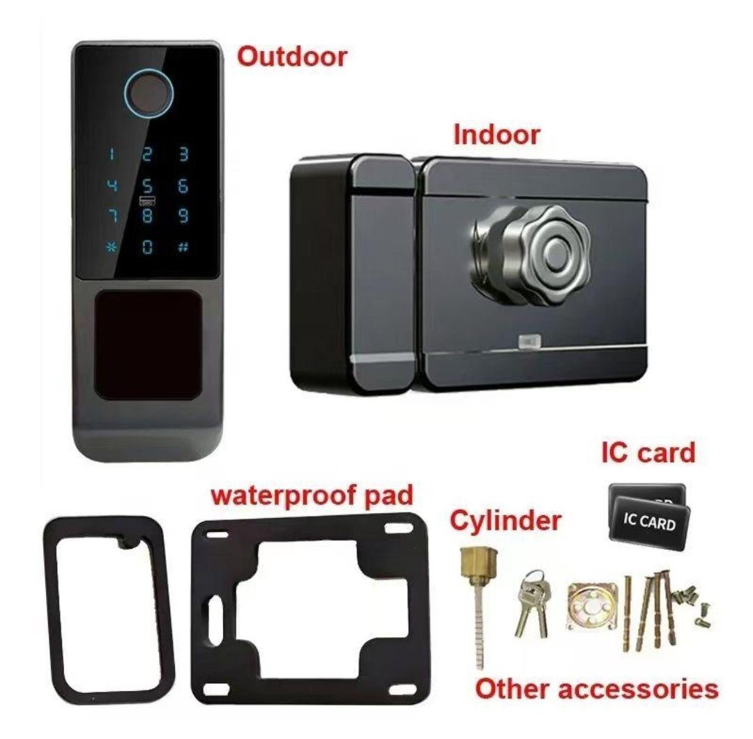 Tuchware XS - 3500 - RM - Rim Lock - WiFi - Tuya - Tuchware Store